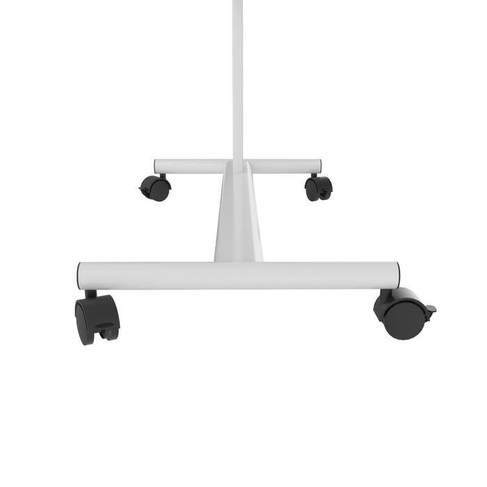 Height-Adjustable Rolling Medical Workstation Cart with Security Enclosure