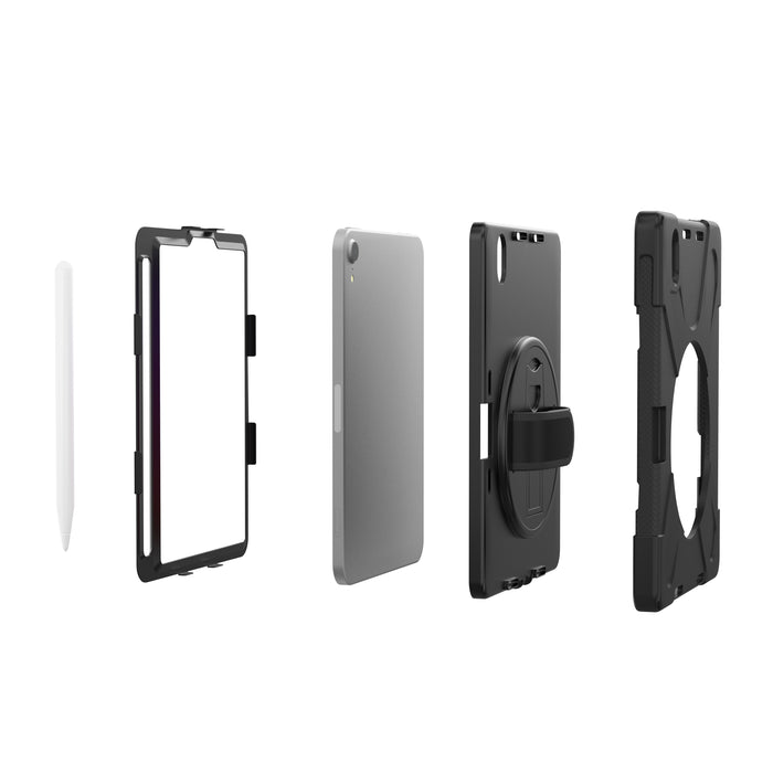 Protective Case with Built-in 360° Rotatable Grip Kickstand for iPad Mini 6