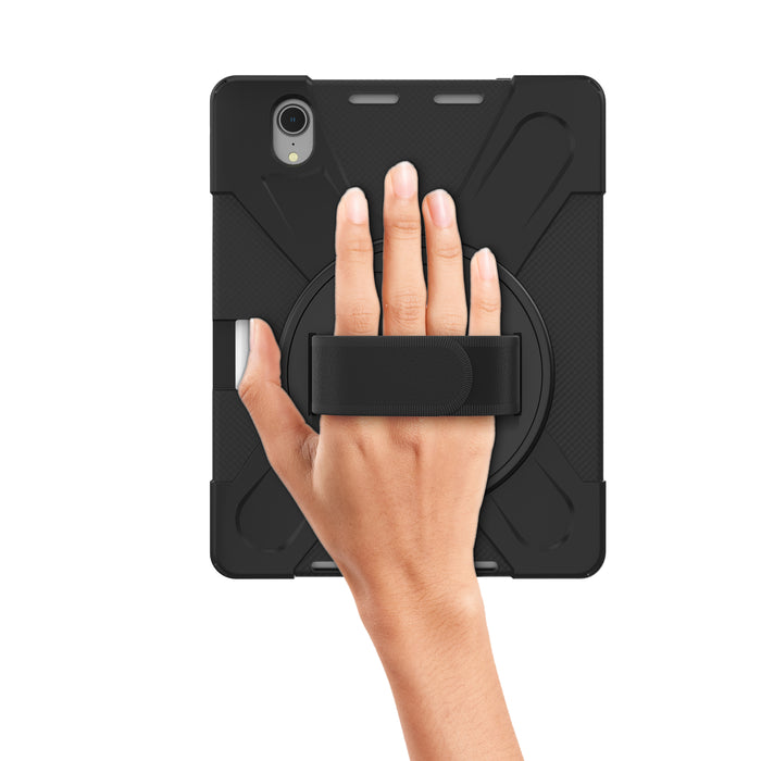 Protective Case with Built-in 360° Rotatable Grip Kickstand for iPad Mini 6