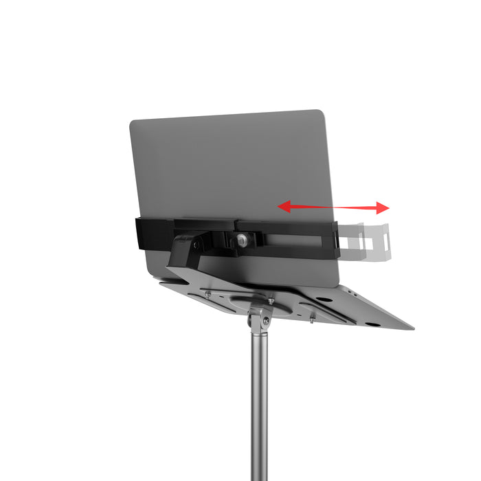 Rolling Floor Stand with Security Laptop Holder