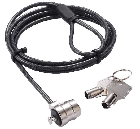 Twisted Steel Security Cable Lock With KA Key