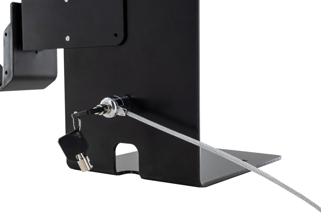 Security Universal Holder POS Station with Printer Stand &amp; Magnetic Scanner Holder for 7”- 13” Tablets