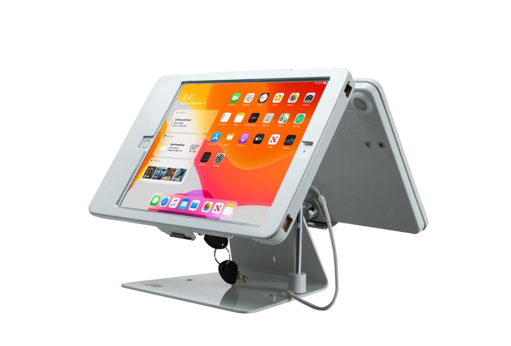Security Dual-Tablet Kiosk Stand for iPad Air 3 (2019), iPad Pro 10.5 and iPad 7th/ 8th/ 9th Gen