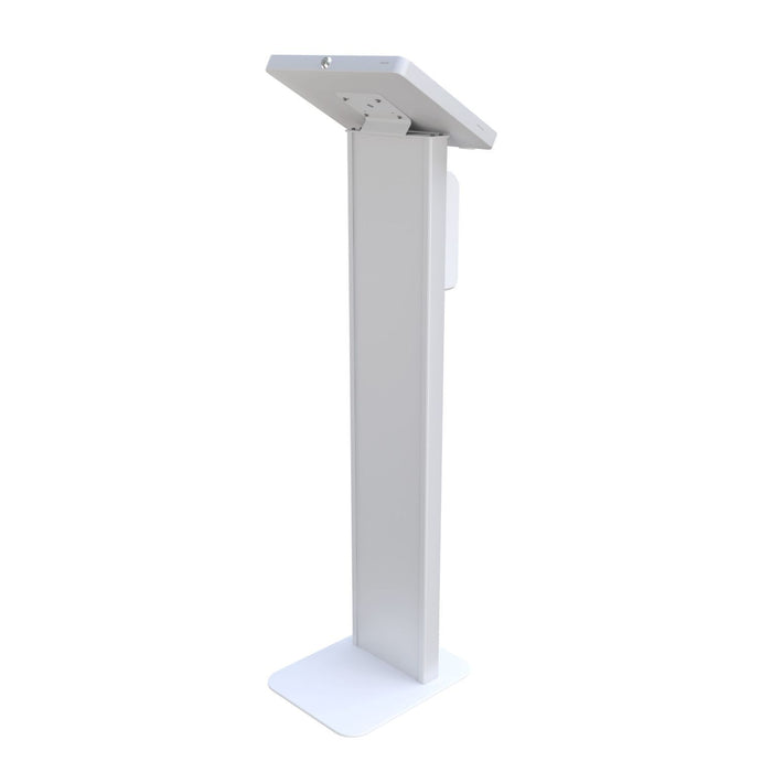 Premium Locking Floor Stand Kiosk with Graphic Card Slot and Automatic Soap Dispenser