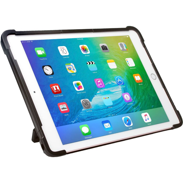 Security Carrying Case with Kickstand and Anti-Theft Cable for iPad Pro 9.7 and iPad Air 2