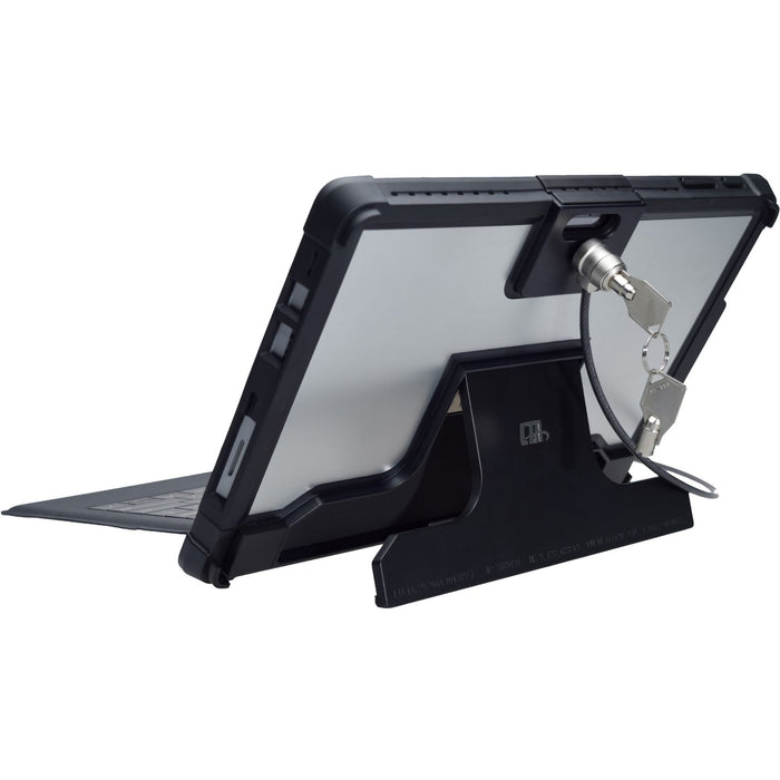 Security Case with Kickstand and Anti-Theft Cable for Surface Pro 7, Surface Pro 6 and Surface Pro 2017